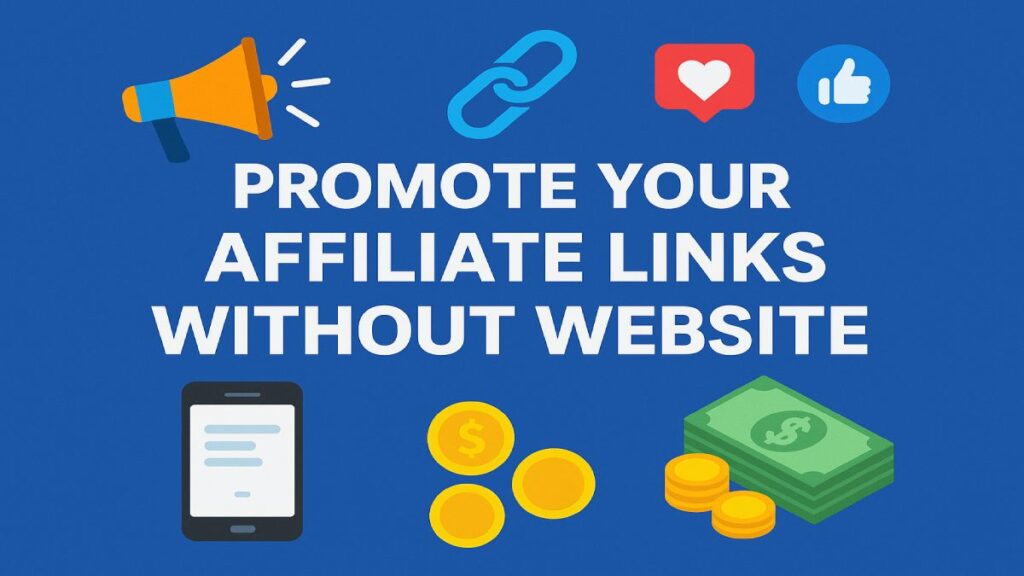 Promote Your Affiliate Links Without Website – 7 Proven Ways